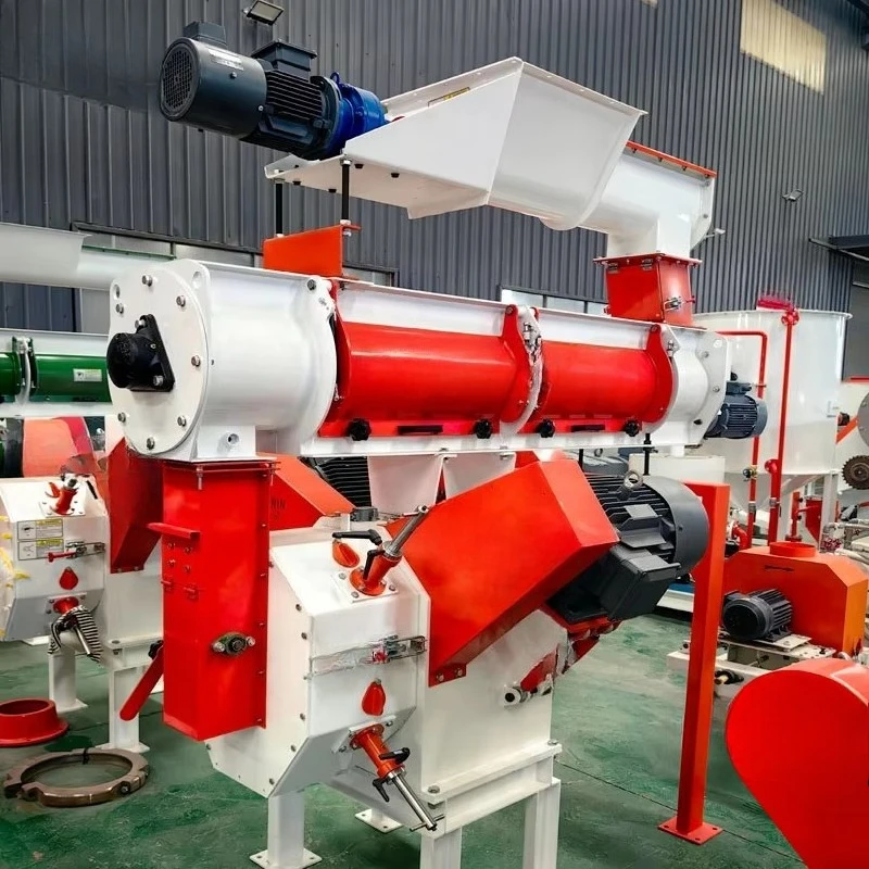 Factory Direct New 1-2t/h Poultry Chicken Feed Pellet Mill for Bird Direct Feed Processing Machines