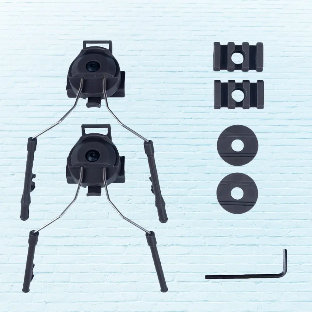 Fast Rail Adapter Black for Headset Military Outdoor Shooting Rail Parts Outdoor Parts