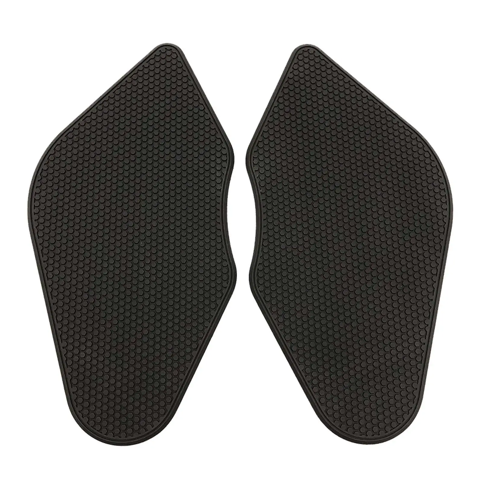 2 Pieces Motorcycle Side Tank Pad Side Knee Protector Rubber Anti Scratch Knee Mat for Suzuk V-strom 650 ABS XT 17-23