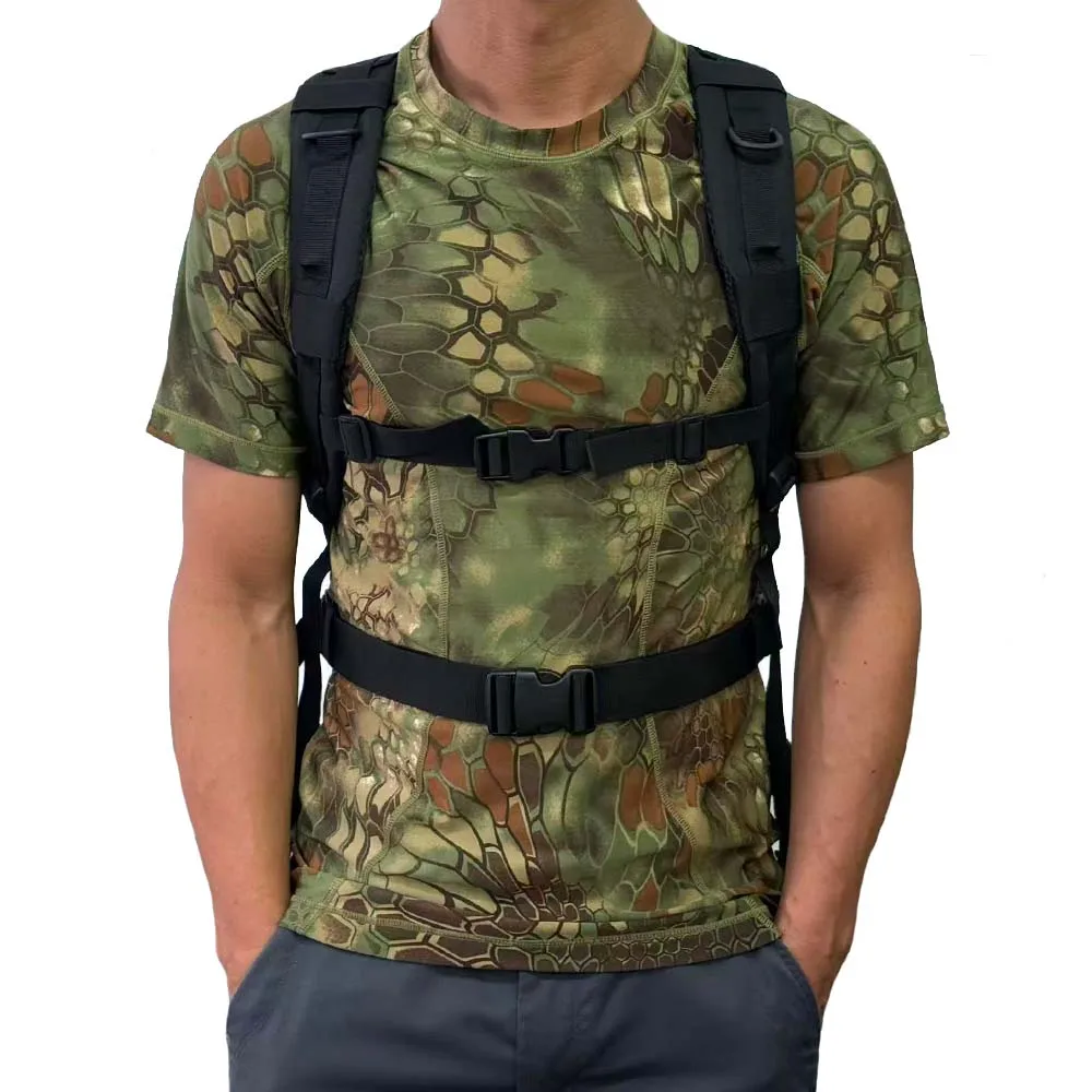 حقيبة ظهر رياضية تكتيكية سعة 45 لترًا، حزمة هجوم عسكرية مولي، حقيبة هجومية لمدة 3 أيام، حقيبة ظهر للمشي لمسافات طويلة، حقيبة ظهر متينة للمعدات الخارجية #6