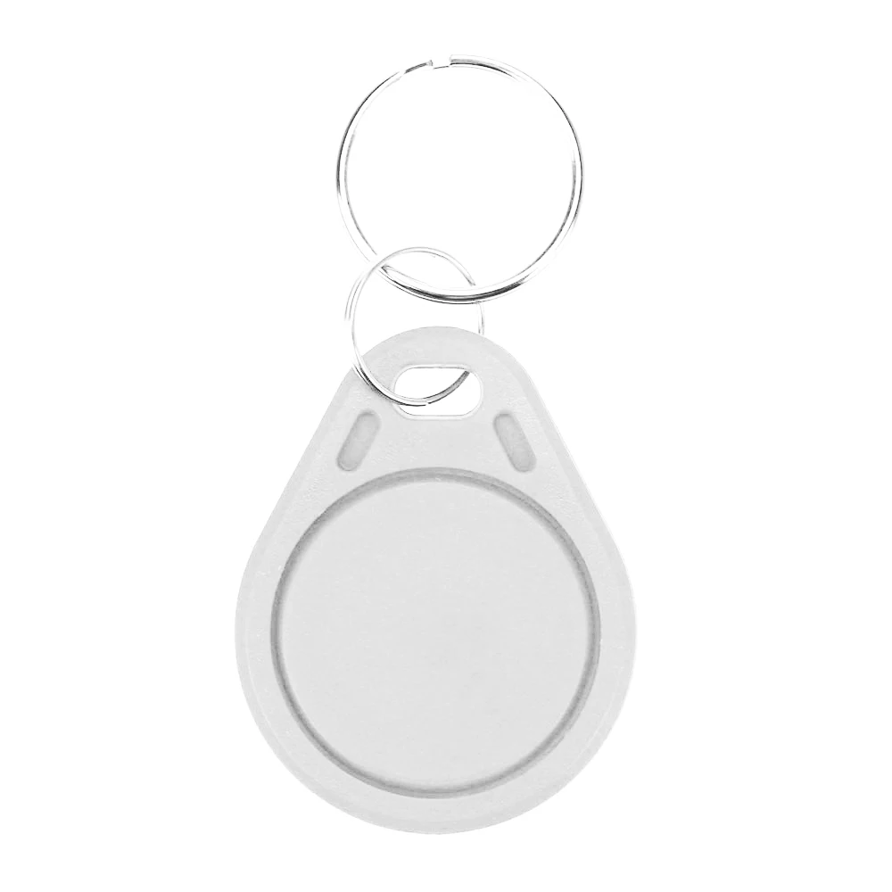 100 stks UID RFID Tag Verwisselbare 1 k 13.56 mHz IC S50 Blok 0 Sector Beschrijfbare Smart Ring Sleutelhanger Alien Chip Keytags Band keyfob - afbeelding 1