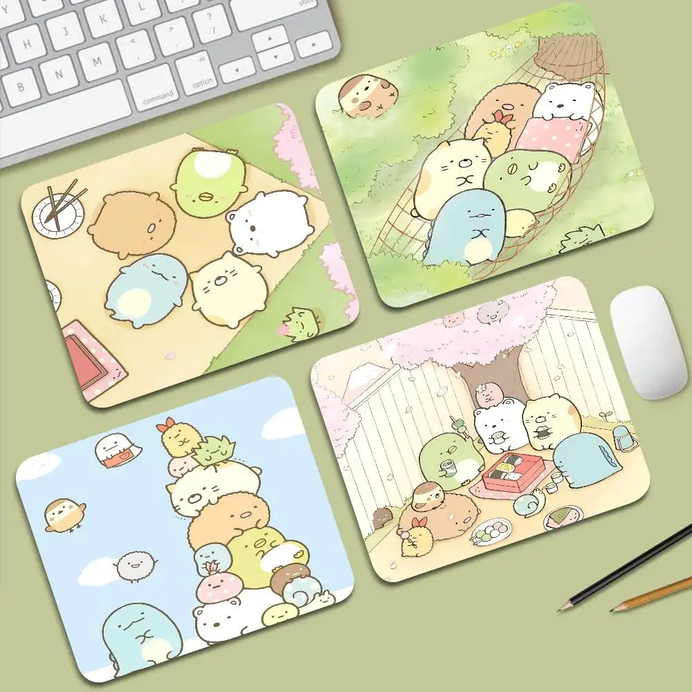 Cartoon Sumikko Gurashi Cool Mouse Pad Small Size Creative Table Mat Coaster Game Mouse Pad Desk Mouse Accessories Square