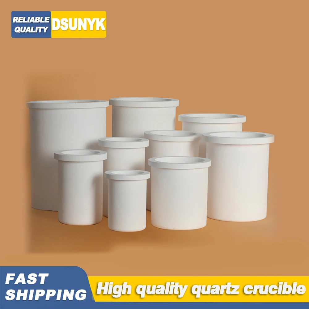 1-8kg Grams Quartz Bowl Jewelry Equipment Crucible For Melting Gold Silver Platinum.Jewelry Making Foundry Tools Smelting Cup