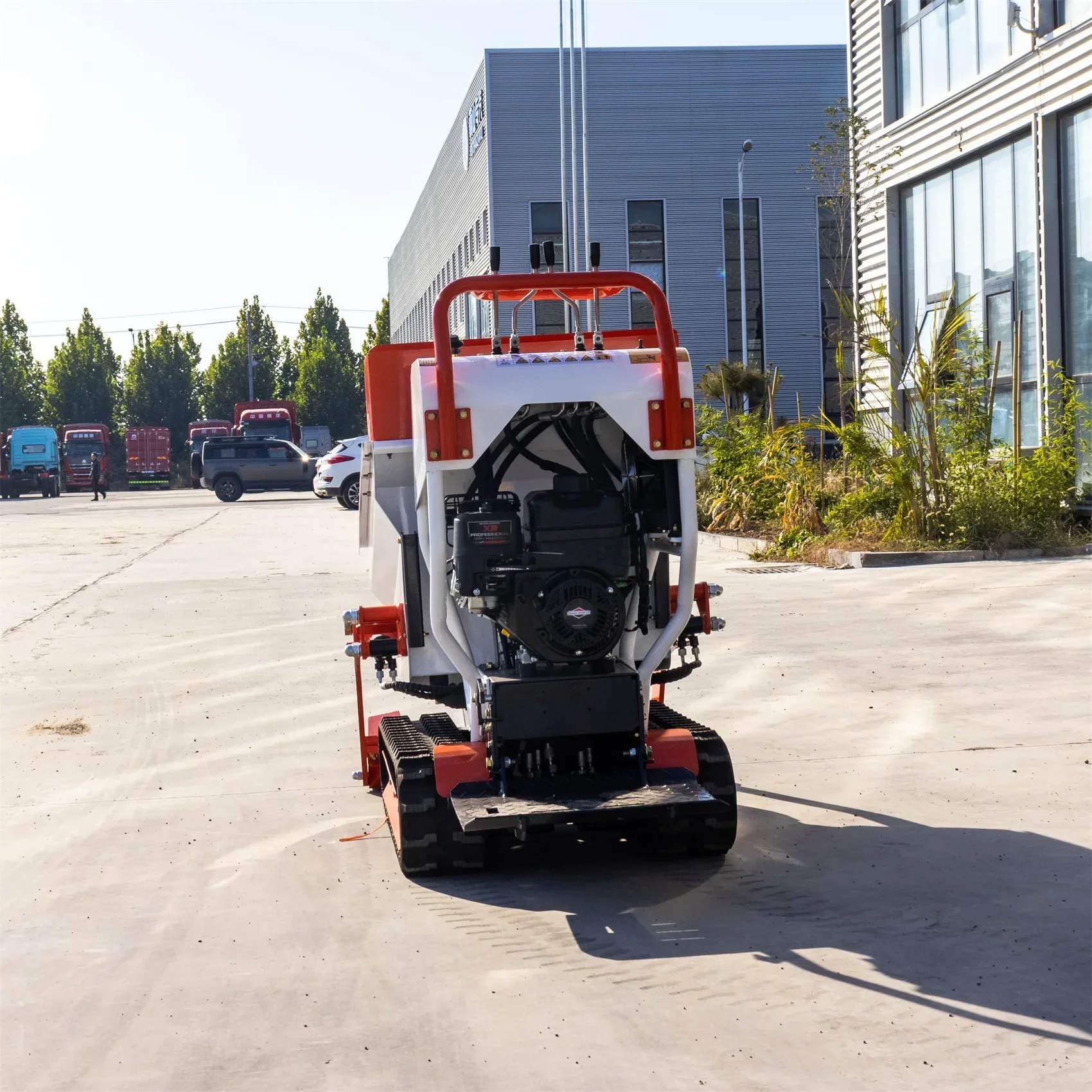 2020 Mini Dumper Met Crawler Loader Transporter Truck Mini Rupsvoertuig