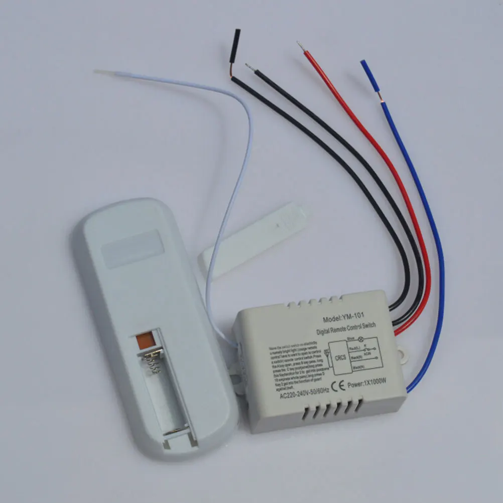 

220V 1 Channel Digital Wireless Switch Remote Controller for Crystal Dome Day Flower Lamp LED Lighting Fast Installation No