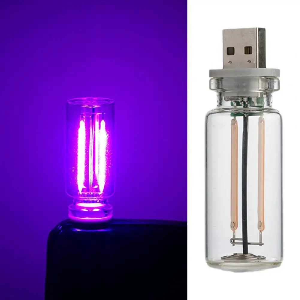 Usb-ночник Usb Автомобильный ночник с сенсорным управлением для атмосферы Мини-светодиодная лампа для автомобиля Спальня Ретро Автомобильная ночь