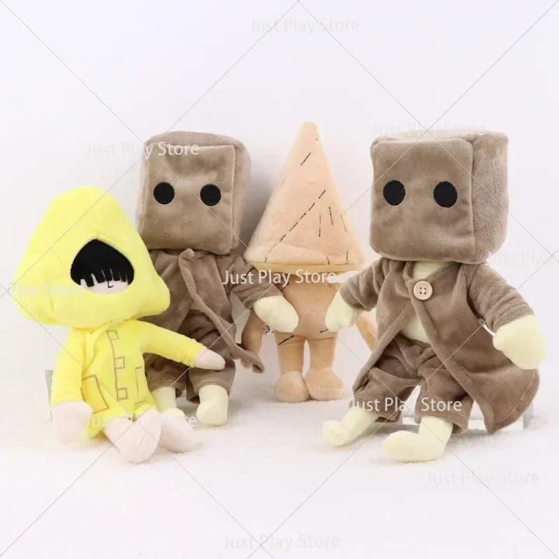 Anime Little Nightmares Plush Toy Cartoon Six Nomes Box Plushie Figure Adventure Game Stuffed Dolls Fan Collection Xmas Gifts