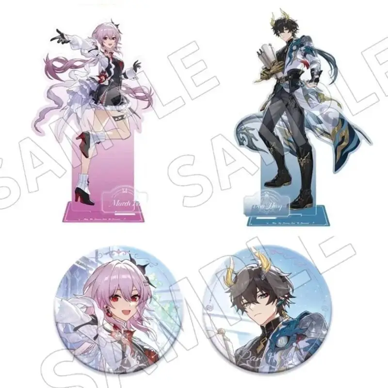 Honkai: Star Rail 7 maart Dan Heng acryl standee badge spel periferie rugzak desktop decoratie cartoon speelgoed verjaardagscadeau