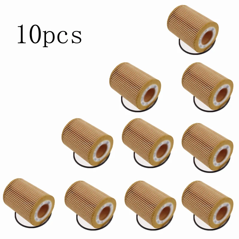 10pcs  Oil Filter for Volvo S60 2011-2013 S80 2007-2013 V70 2008-2010 XC60 2010-2013 XC70 XC90 30750013