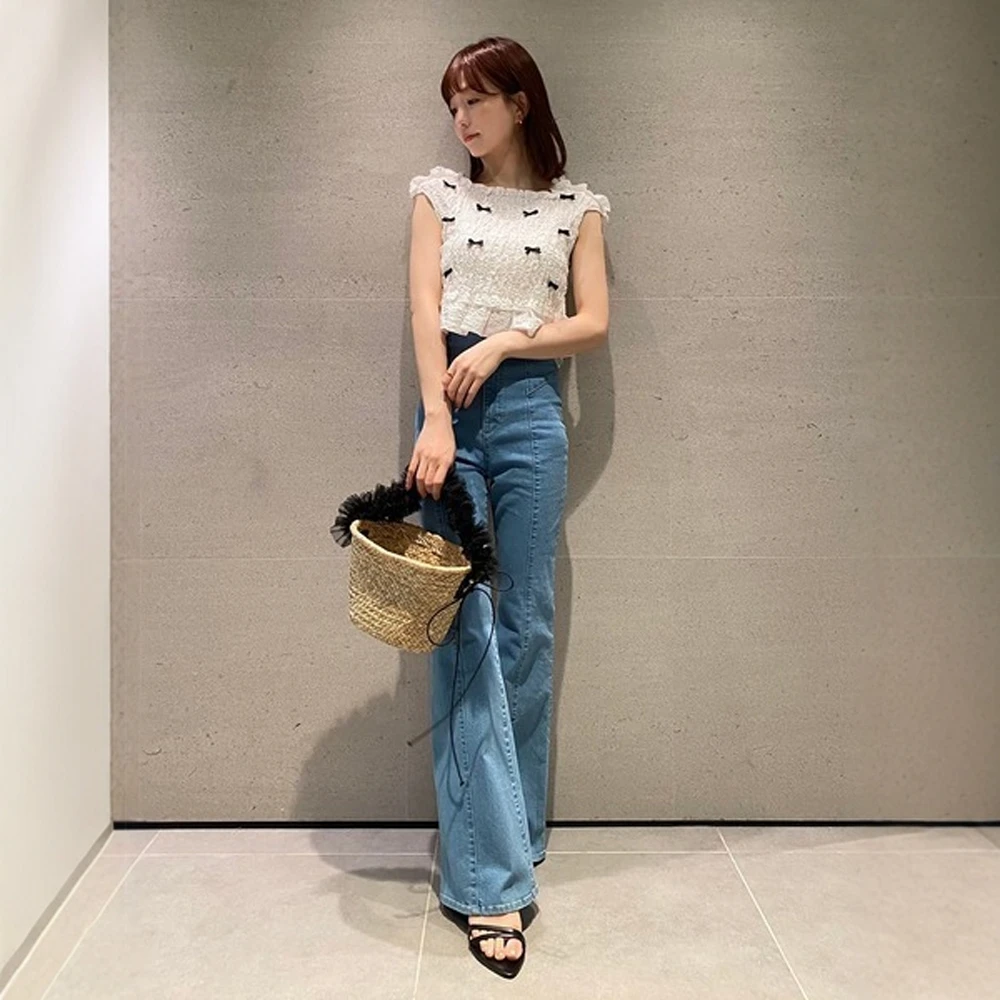 

Torowee Sweet Fashion Knot Shirt Top Women's Business Casual Slim Fit Short Sleeve round Neck Color Summer 2025