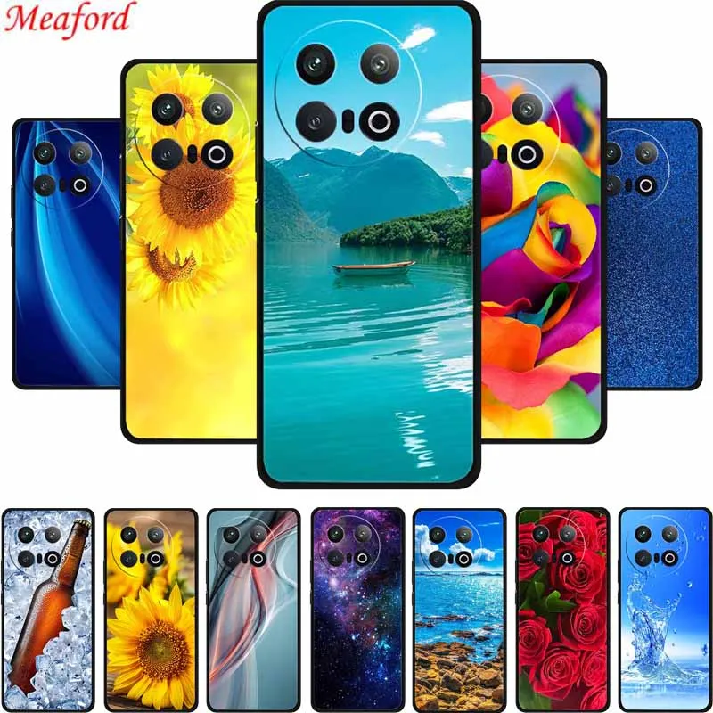 For Vivo iQOO 13 Phone Case Protective Coque Black Silicone Soft Back Cover Case For Vivo iQOO 13 5G Case iQOO13 Funda Bag 6.82