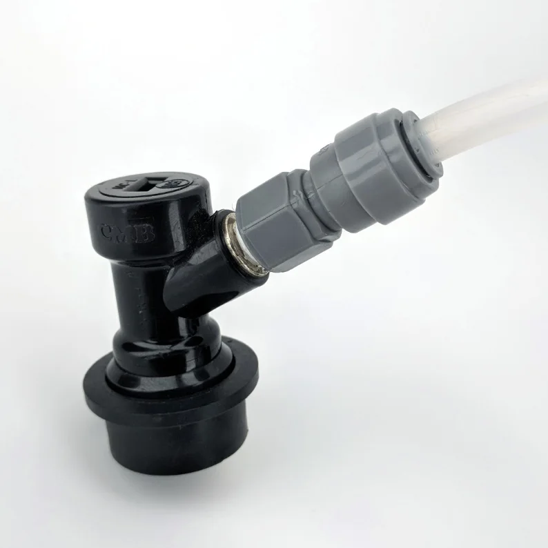 Dispensador de cerveza, pared de cerveza, máquina de cerveza de tiro, acoplamiento rápido, barril Pepsi, acoplamiento rápido blanco y negro, cerveza autoelaborada
