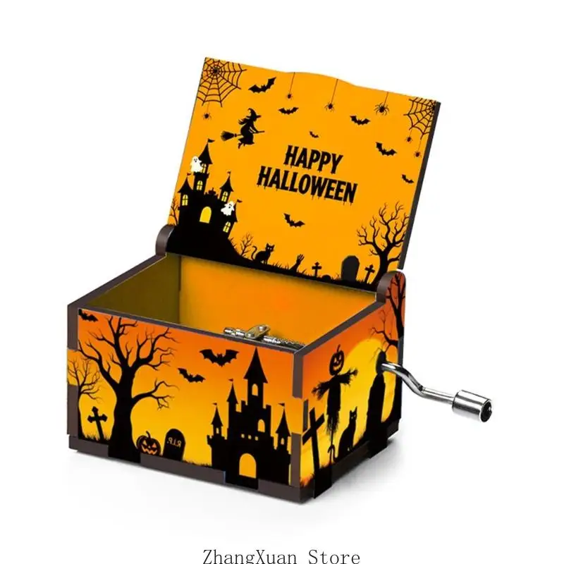 Halloween-Spieluhr mit mechanischen Bewegungen für Regalsimse und Tischdisplay 3XUF – Detail 9