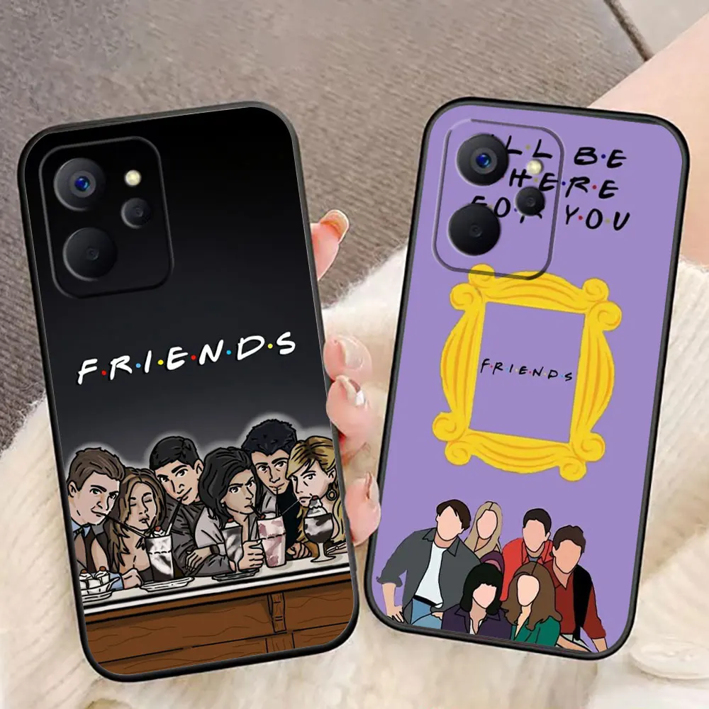 Happy Friends TV Show Phone Case For Realme 16 15 15T 14 13 12 11 10 9 9I 8 8I 7 7I PRO PLUS 5G DIY Case Funda Shell Capa Cover
