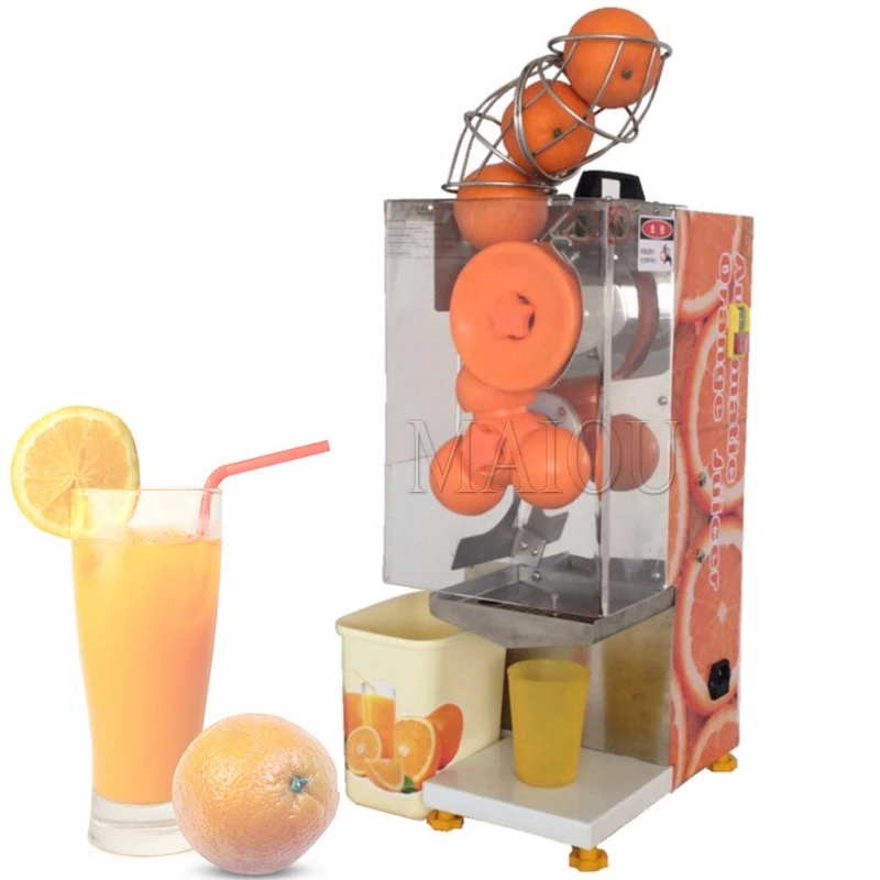 Extracted clean and tasty industrial juicer orange juice