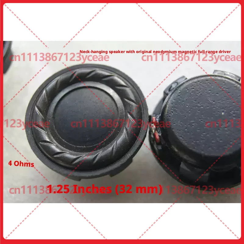 2pcs For Mini Audio DIY Build 1.25in 32MM Neodymium Magnet Full‑Range Loudspeaker 4Ω Ultra‑Thin Speaker Driver