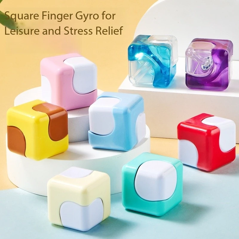 2025年新型キューブ回転フィジェットトイ指先3Dパズルジャイロスコープギア感覚減圧子供大人教育ゲーム