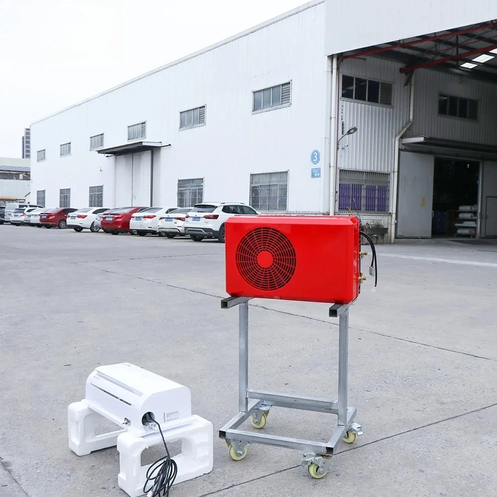 2000W Fast Cooling Split Air Conditioner,24V DC Truck Sleeper AC Unit,R134a Refrigerant,New Thermostat,12V/24V Dual Voltage