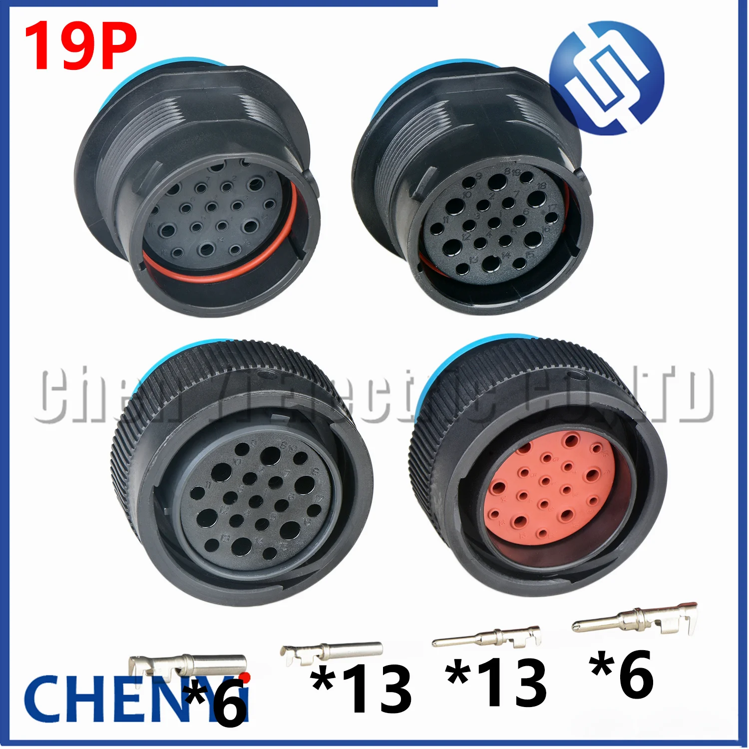 19 Pin automotive waterproof connector For HDP series harness plug HDP26-24-19SE HDP24-24-19PE HDP24-24-19SE HDP26-24-19PE