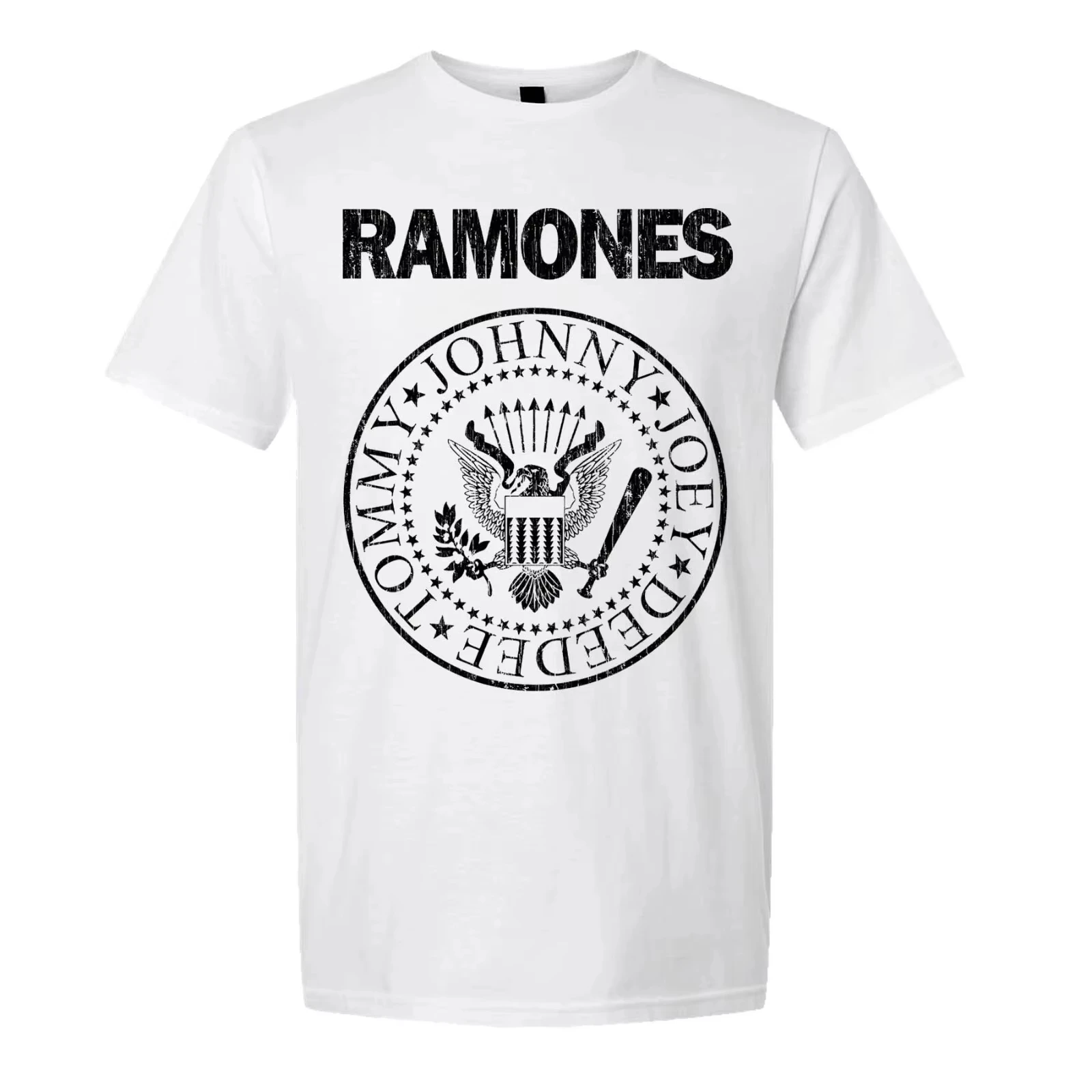 Camiseta Ramones Punk Rock New York The Ramones Misfits Rock N' Roll de alta gama, lujo para hombres y mujeres, Top Y2k