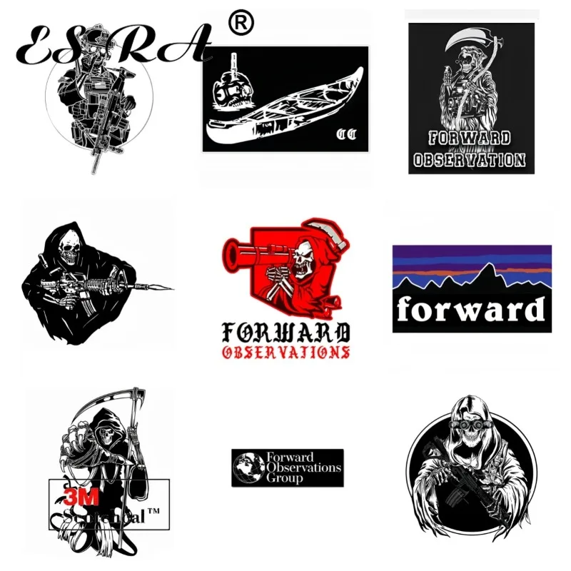 Car Sticker Military Accessory Vinyl  Pegatinas Forward Reaper Skeleton Decals for Car Motor Fridge Skateboard Luggage