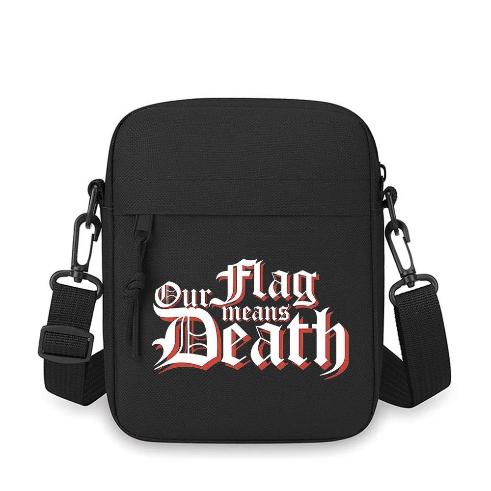 

Our Flag means Death gothic Men Crossbody Bag Single Shoulder Women Cartoon Anime Film Printing Design Unisex