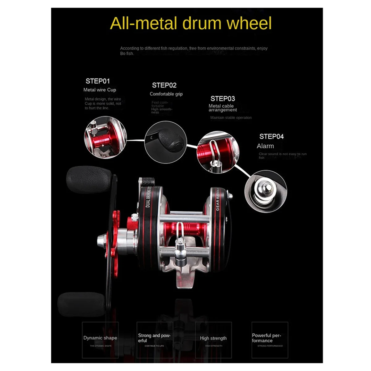 

Trolling Reels Drum Fishing Reels Right Casting Sea Fishing Reels