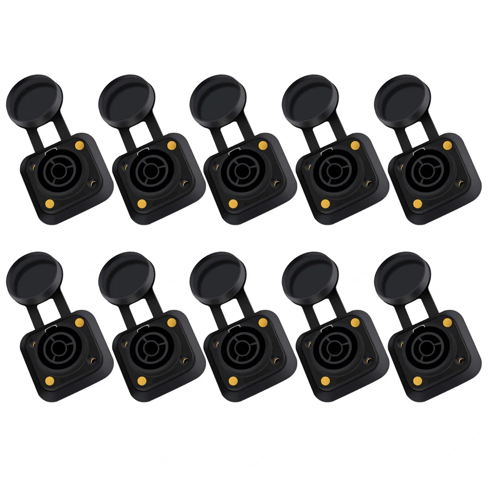 10 Stück neue IP65 wasserdichte Verriegelung PowerCon-Chassis-Anschlüsse NAC3MPX oder NAC3MX-W + NAC3FPX + Powercon True Connector NAC3FX-W
