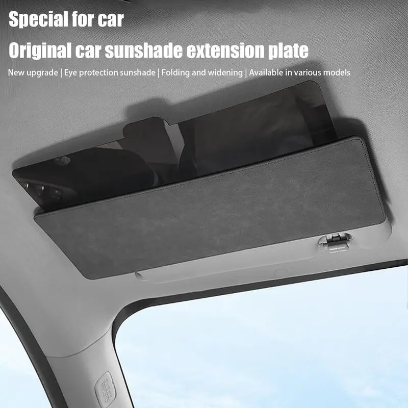 

Visor Extender Sunshade Protection Extension Anti-glare Temperature Resistant Sun Visor Extender For Driving Snow Travel Daily