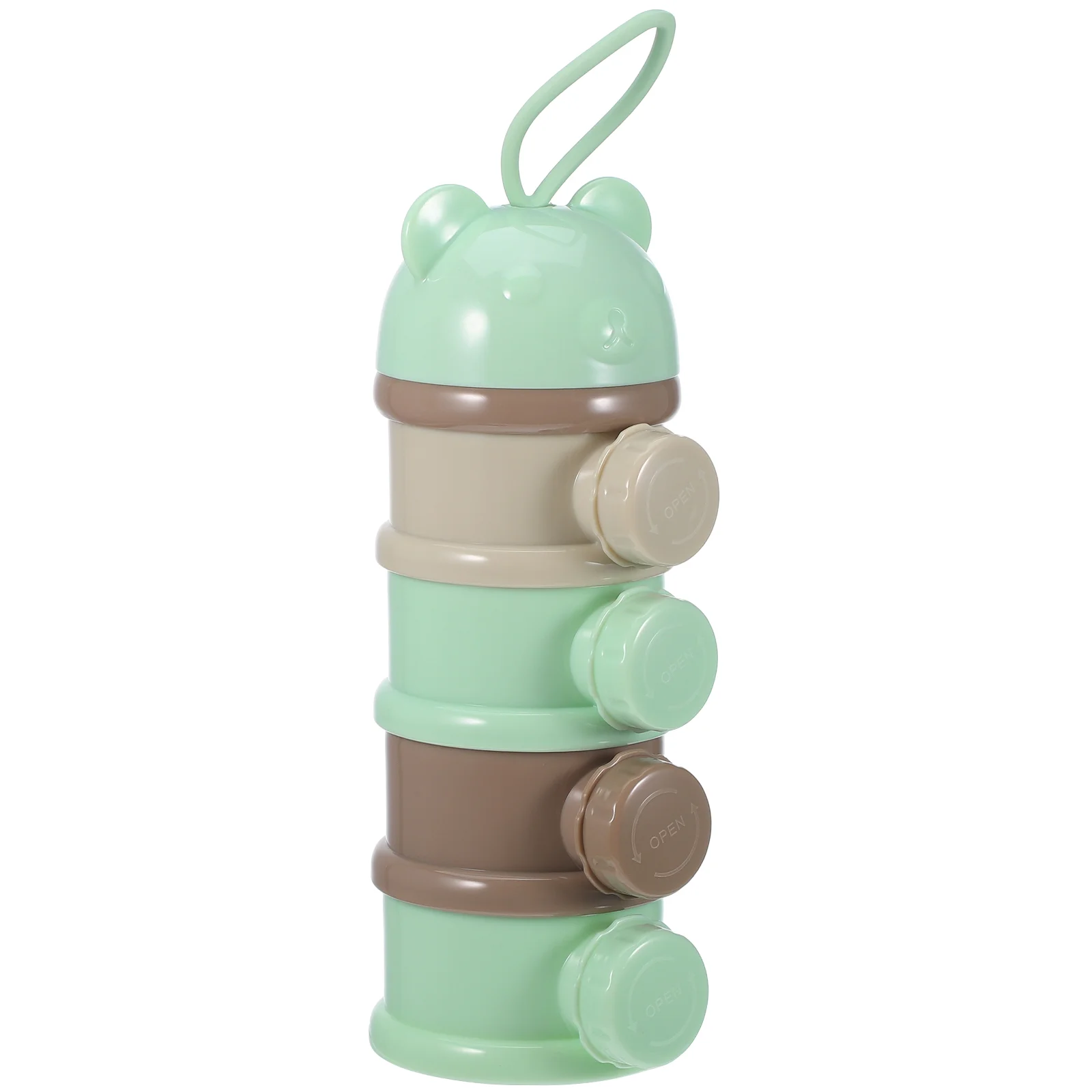 Récipient de lait en poudre pour bébés, support de nourriture pour bébés, plusieurs boîtes de distribution, 4 couches, portable