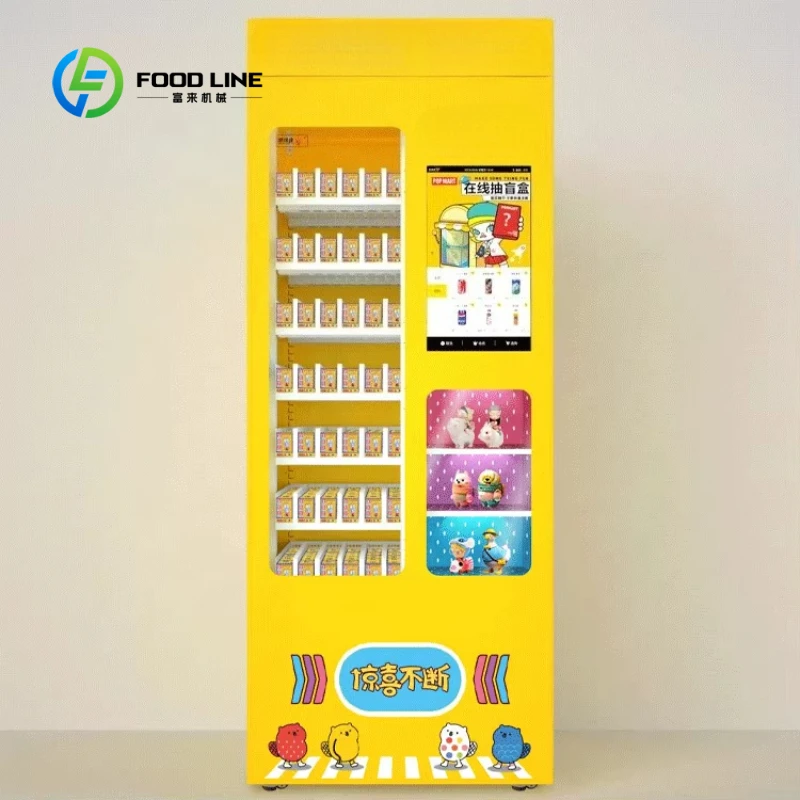 Customized Movable Blind Box Vending Machine Self‑Service Automatic Retail Machine Support Coin Credit Card Payment