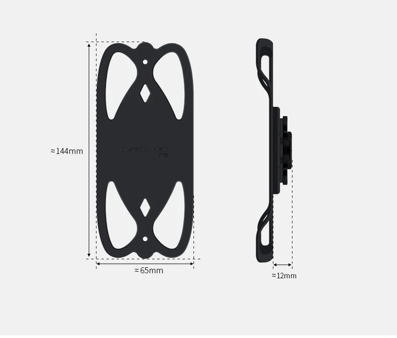GUB P13 Handy-Fahrradhalterung, sichere Silikon-Halterung für Computer und Smartphone, kompatibel mit Garmin, Bryton, Wahoo – Detail 13