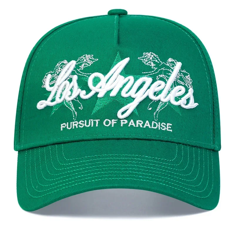 Fashion LOS ANGELES Embroidery Baseball Cap Cotton Snapback Hat Unisex Hip Hop Trucker Caps Men Women Outdoor Sun Hats Gorras