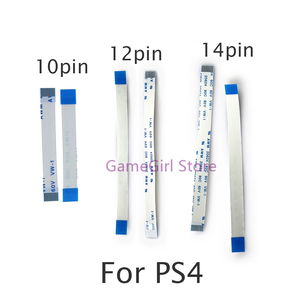 

300pcs For PS4 Controller Handle Touchpad 10Pin Cable Charging Board 12Pin 14Pin Power Button Switch Ribbon Flex Cable