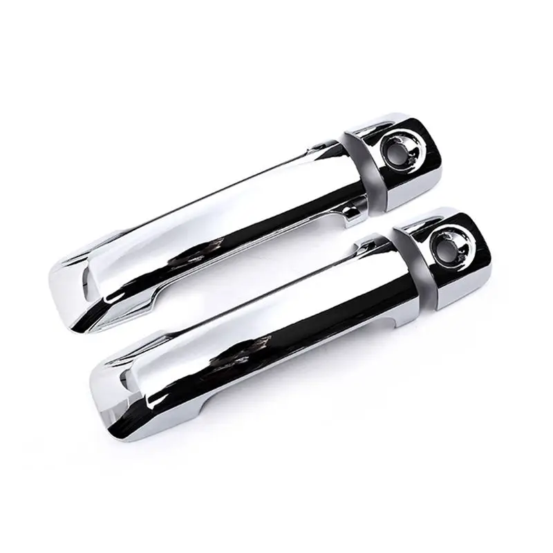 

AEE5-2 шт., серебряная накладка на ручку, накладка на внешнюю дверную ручку автомобиля для TOYOTA 2007-2021 FJ CRUISER