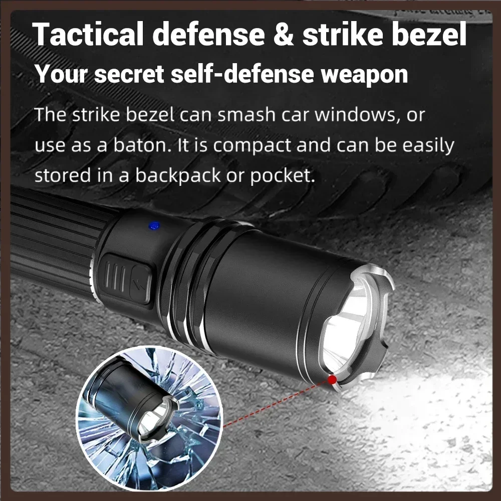 

Klarus A1 Pro Rechargeable Flashlight With USB charging LED Lantern Tactical Flashlight 18650 Torch 1300LM 230Meters IPX6 Hiking
