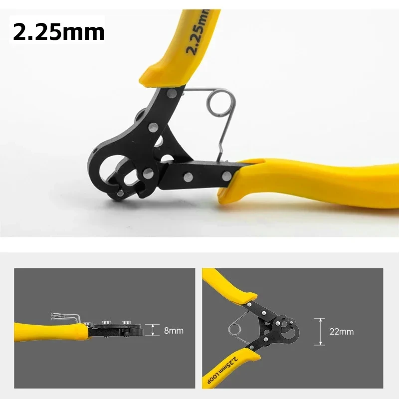 1.5/2.25/3mm Jewelry Making Tool Wire Rolling Pliers for Wire Winding Bending Repair Professional Precision Round Nose Pliers