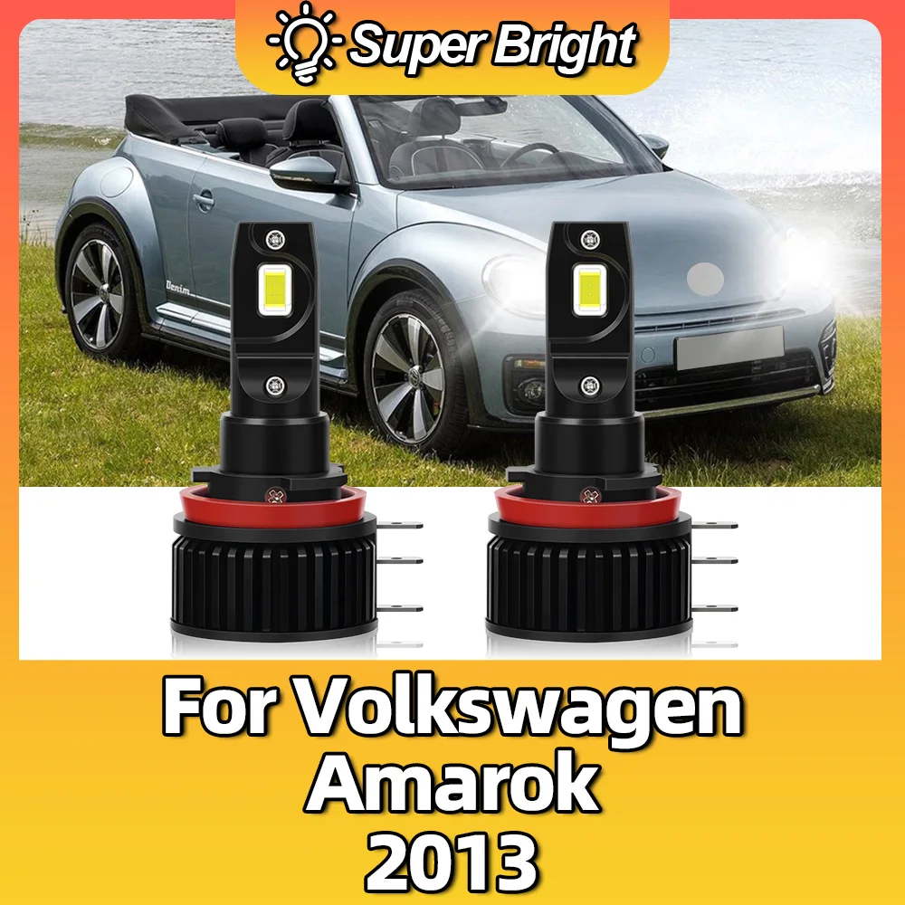 120W 28000LM H15 High Beam Day Driving Running Light Car Lamps LED Headlights 6000K Bulbs Headlamps For Volkswagen Amarok 2013