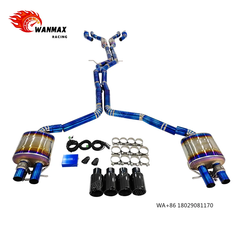 

High Performance Escape Titanium Valvetronic Exhaust System Catback Muffler for S7 C7