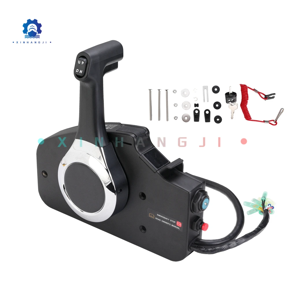 24800-ZZ5-A02 Boat Engine Side Mount Remote Control Box with wire harness for Honda Outboard Motor