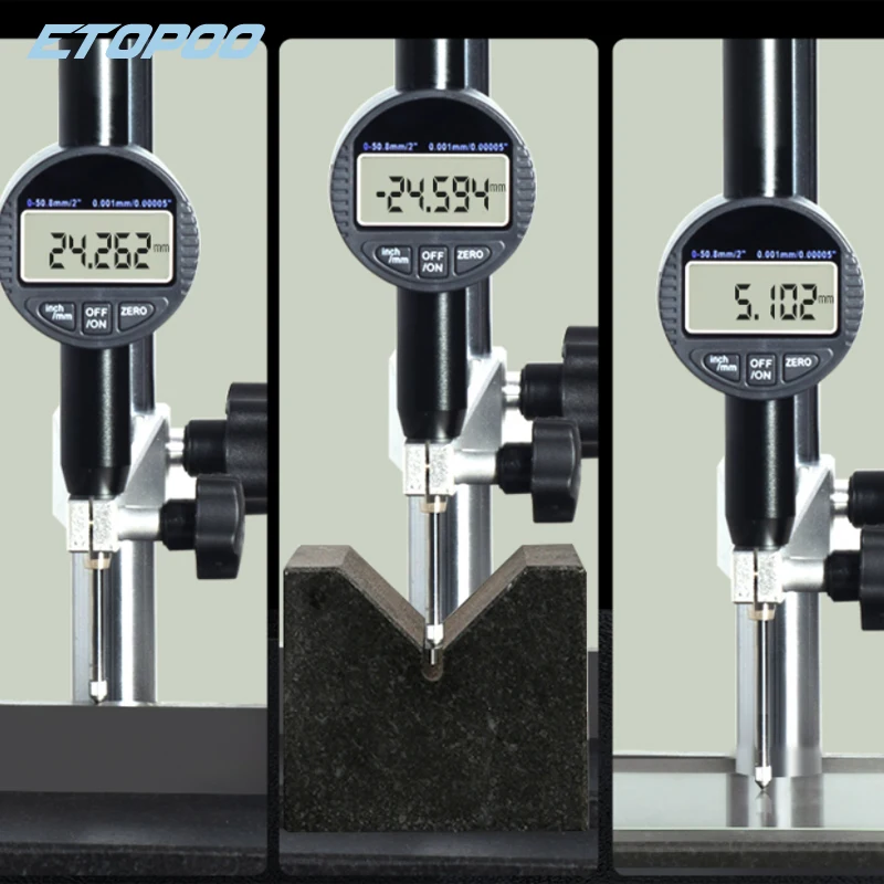 0-150mm /100mm/50mm 30mm 12.7mm 0.001mm 0.01mm Elektroniczny cyfrowy wskaźnik zegarowy metryczny calowy, duży wysokościomierz