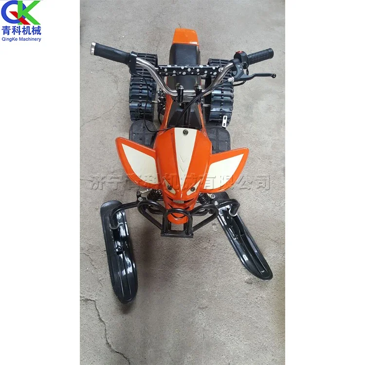 110cc Ice Motorcycle Electric Gasoline Snow Walking Mobility Scooter All Terrain Beach Vehicle Snowmobile