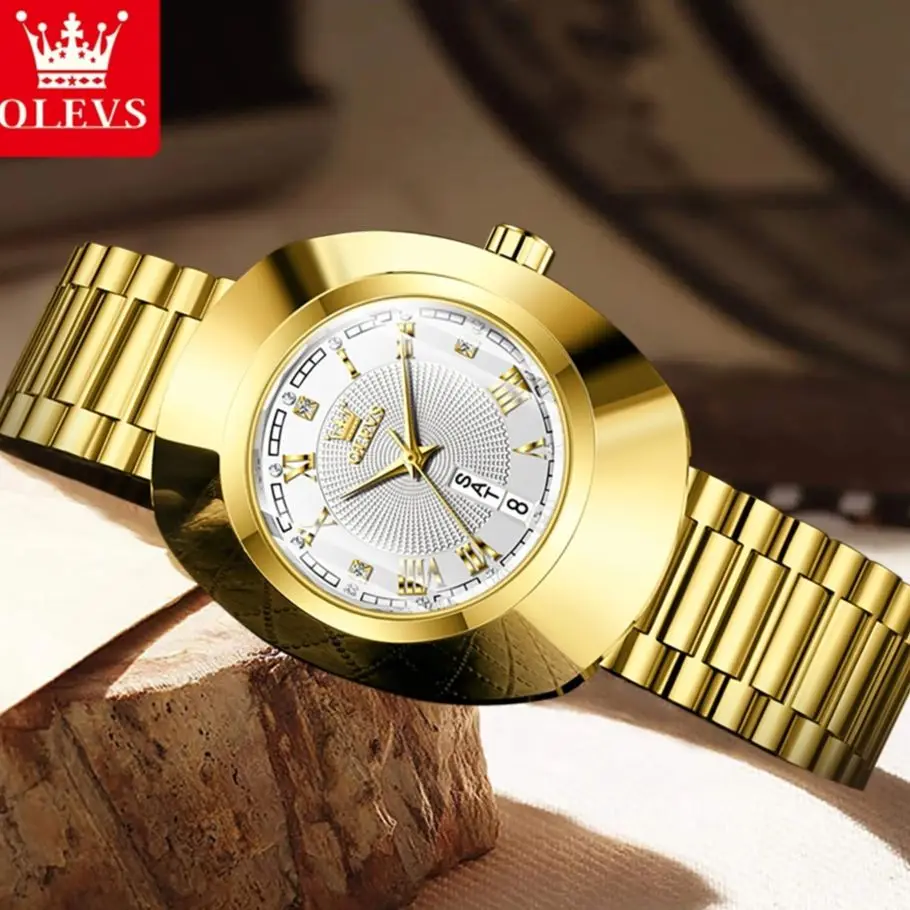 

OLEVS 7008 женские часы элегантные роскошные кварцевые часы весы водостойкие светящиеся автоматические женские часы с датой подарки оригинальные