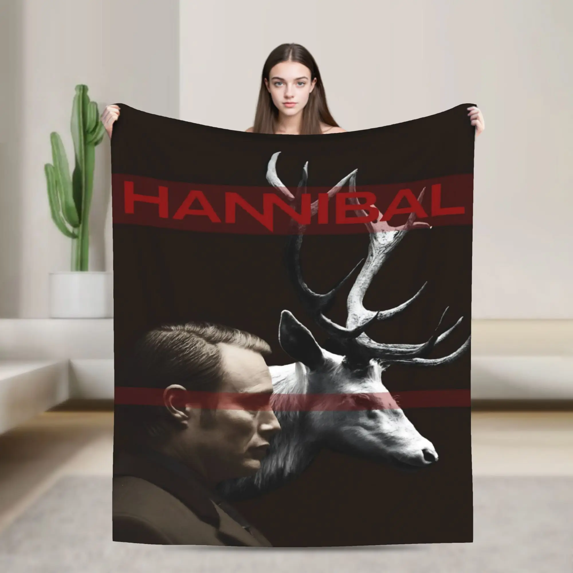 Hannibals movie Blanket Super Soft Flannel Relax Gift  Throw Blankets Bedspread