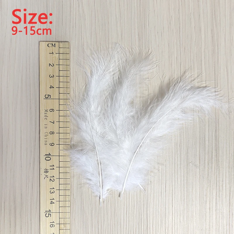 290 قطعة 9-15 سنتيمتر الريش الأبيض الطويل ل زاك ديكور كرنفال القبعات الزفاف الحرف شجرة زهرة كبيرة صغيرة السائبة تركيا بلوماس