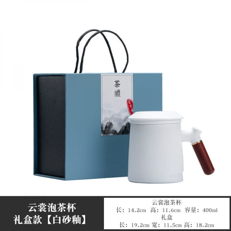 

Керамическая кружка с фильтром, чайная чашка с крышкой, разделение воды для чая, офисная чашка, креативная простая чашка для воды, подарочная печать