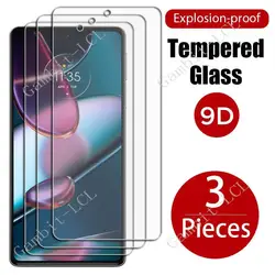 3Pcs Tempered Glass For Motorola Edge Plus (2022) 2021 30 Neo Pro X30 20 S Fusion lite Edge30 30NEO Screen Protector Cover Film