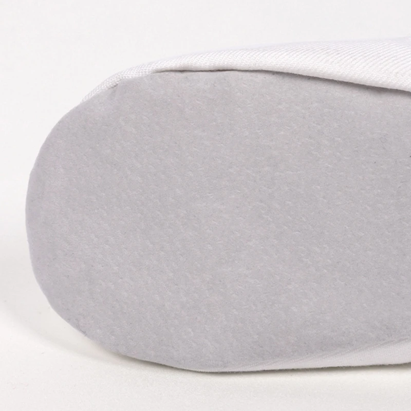 Ballet Slippers White Canvas Upper With Durable Suedes Leather Soles 22 To 44 Sizes 10CD