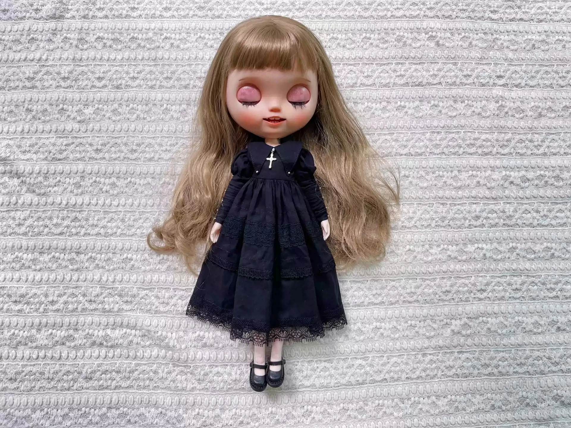 Dula Doll Clothes Dress Vintage long skirt Blythe Qbaby ob24 ob22 Azone Licca ICY JerryB 1/6 Bjd Doll