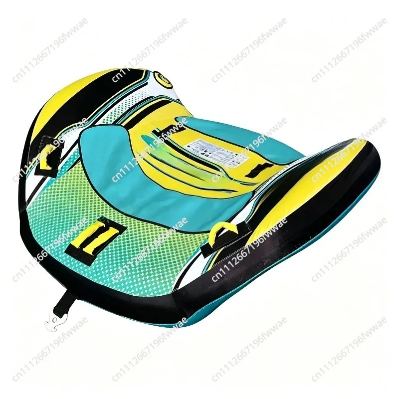 3-Person water inflatable drag sofa thickened PVC durable water skiing ring